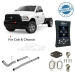 Cab & Chassis Ram Cummins 6.7L | Full Delete Bundle (DPF/DEF/EGR) | Delete Pipe | 2013-2018