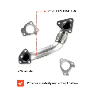 Up-pipe High Flo 2001-2016 GM Duramax 6.6L