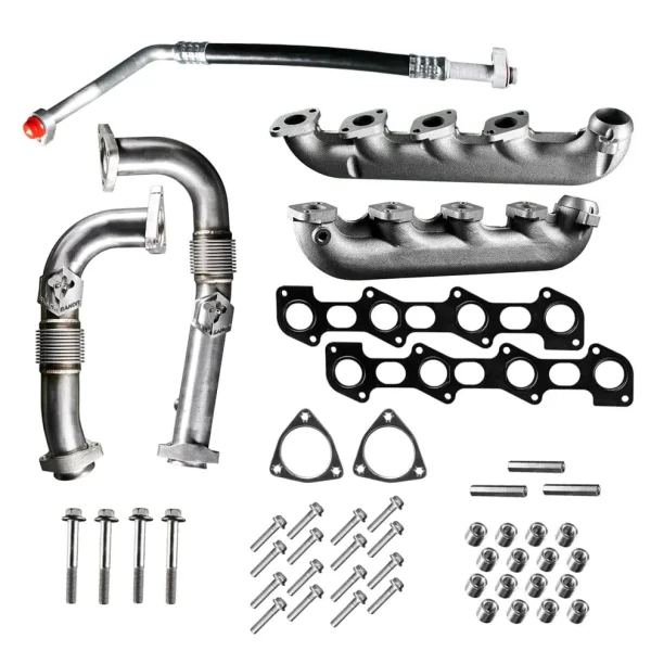 Exhaust Manifold Kit w/ Up-pipe 2008-2010 Ford Powerstroke 6.4L