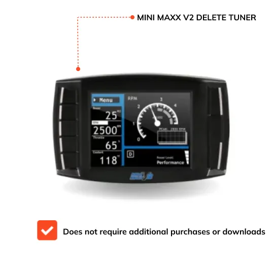 GM/Chevy Duramax | Mini Maxx V2 Delete Tuner (EGR/DPF/DEF) | 2015.5-2016