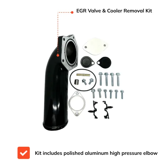 EGR & Cooler Delete Kit 2008-2010 Ford Powerstroke 6.4L