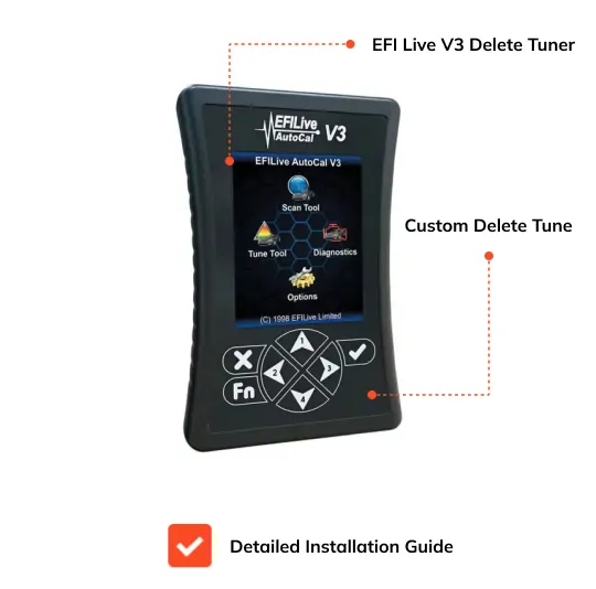 EFI Live AutoCal V3 | DPF Delete Tuner | GM Duramax Diesel LMM 2001-2010